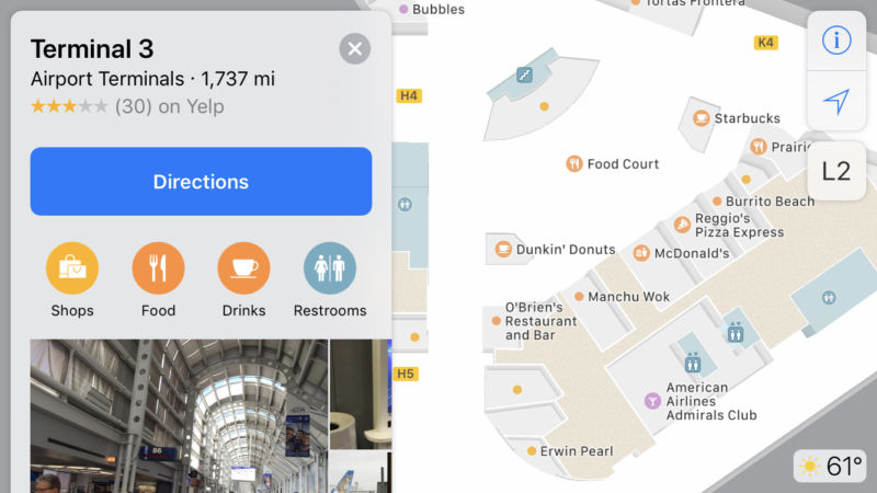 Apple's Indoor Maps for Airports and Shopping Malls in iOS 11 Slowly  Rolling Out - MacRumors