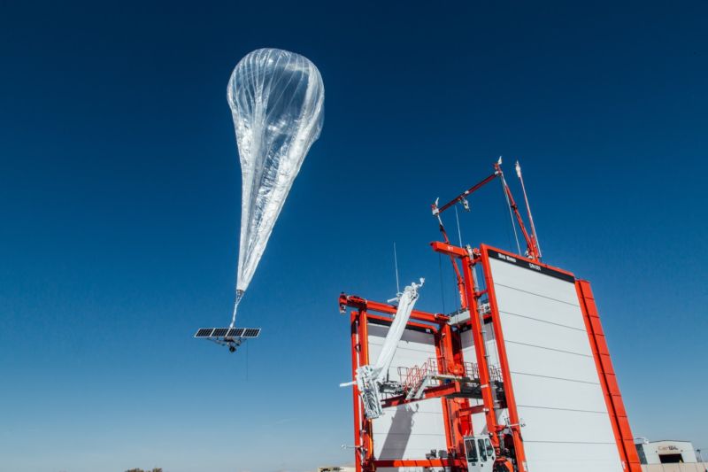 A balloon launches from Nevada on its way to Puerto Rico.