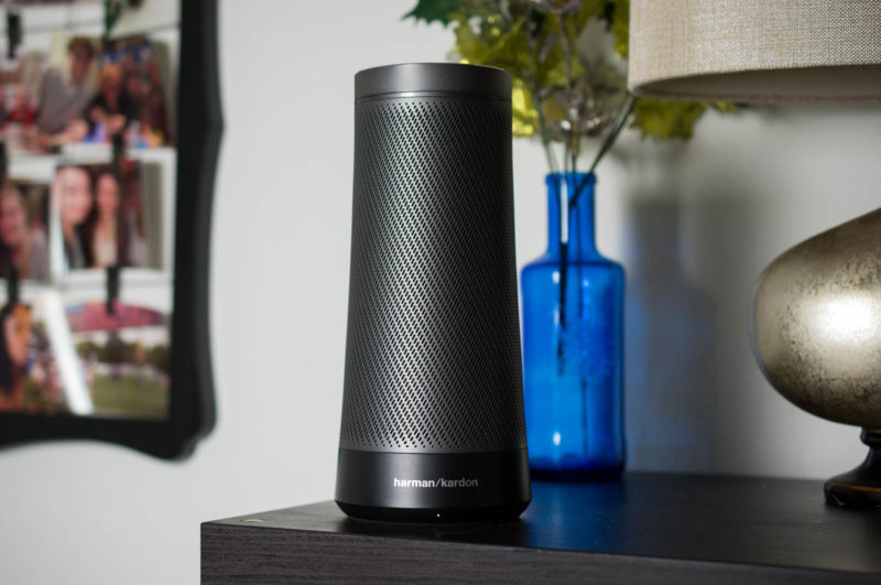 Harman Kardon INVOKE Voice Alexa Wireless Smart Home Speaker Cortana Silver NEW 