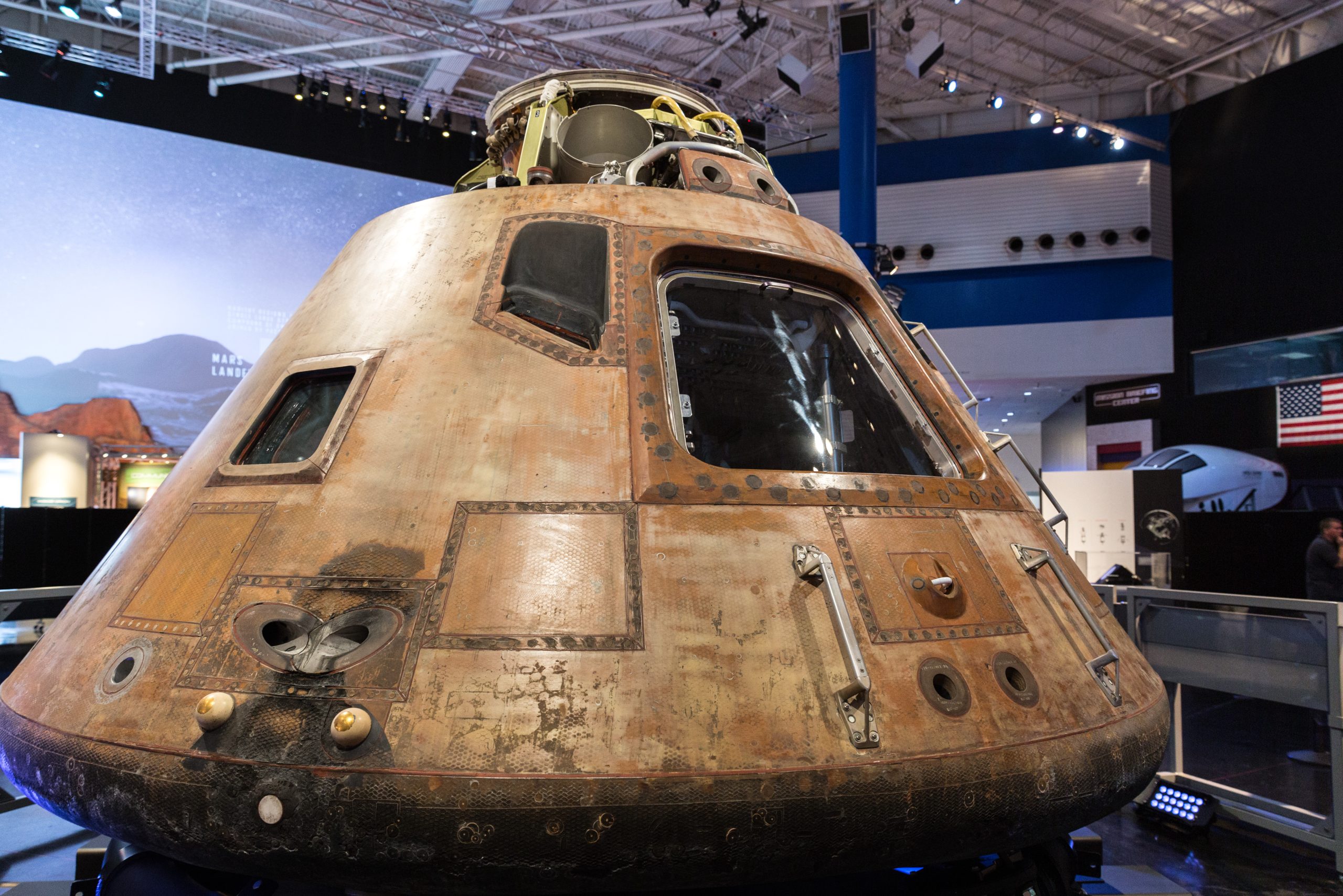 50 years later, the Apollo 11 command module still dazzles