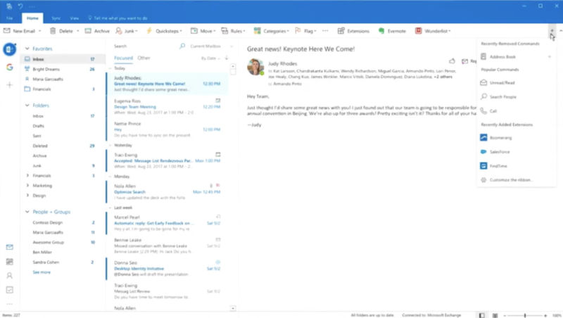 microsoft outlook desktop app mac