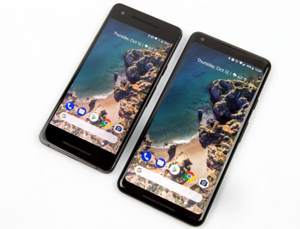 The Pixel 2 and Pixel 2 XL.