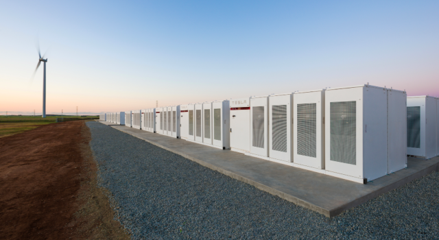 Tesla Powerpacks in South Australia.