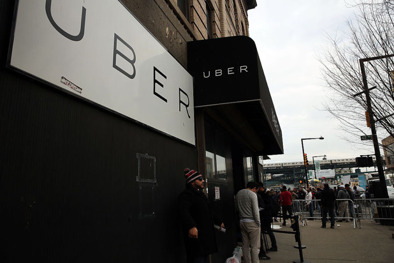 Uber's office in Queens, New York.