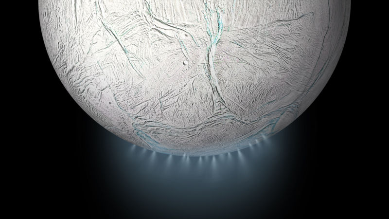 Enceladus heats up because its core is like a sponge