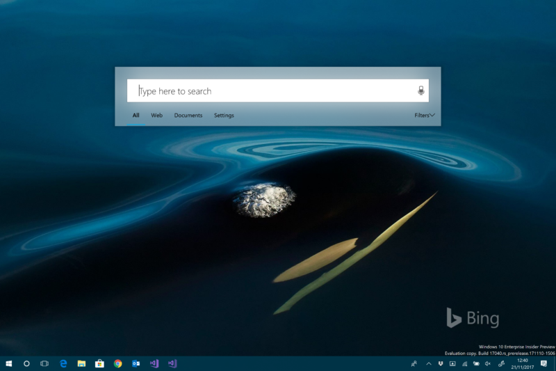 New Windows search interface borrows heavily from macOS