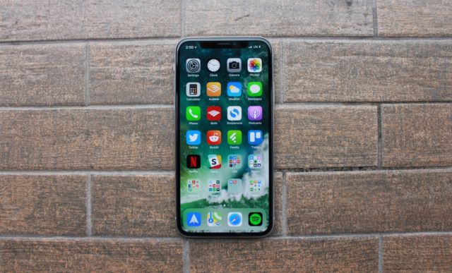 A functional iPhone X, unlike the ones that went through recent stress testing.