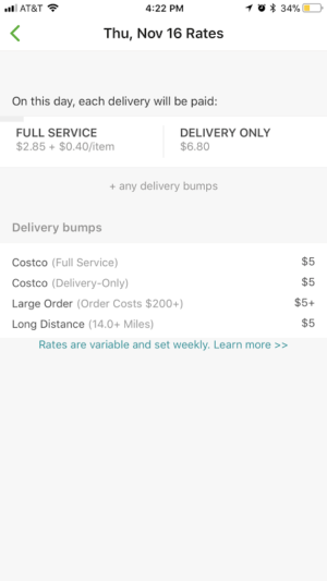 One Instacart shopper in Miami provided Ars with this recent screenshot.
