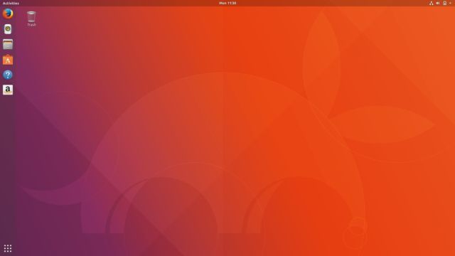 The stock GNOME desktop in Ubuntu 17.10.