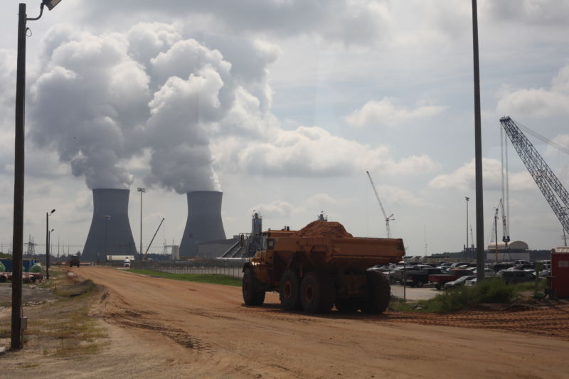 Atomic plant Vogtle, located in Burke County, near Waynesboro, Georgia. (Photo by Pallava Bagla/Corbis via Getty Images)