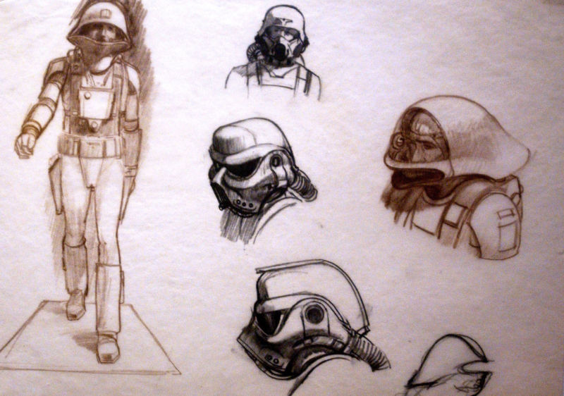 star wars imperial navy lieutenant sketcil