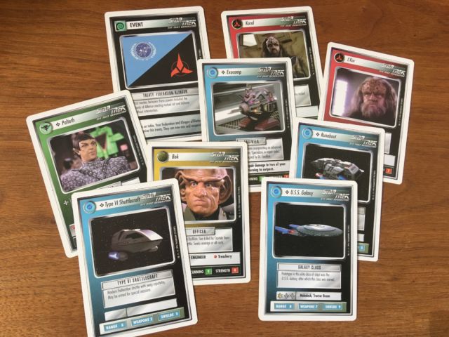 1996 Star Trek Next Generation Customizable Card Game Immortal