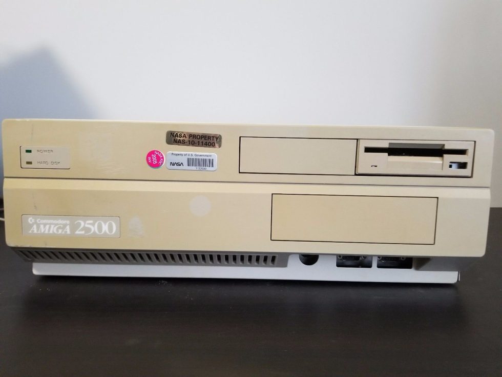 NASA and Amiga history meet in an eBay listing