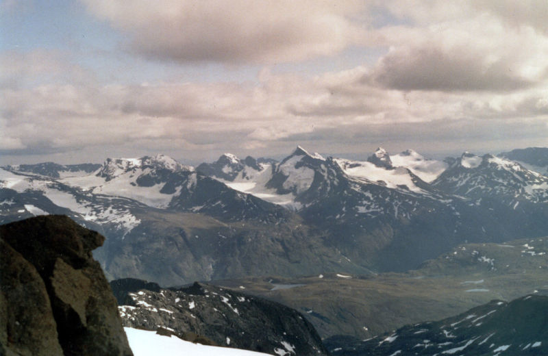 The mountains of Oppland.