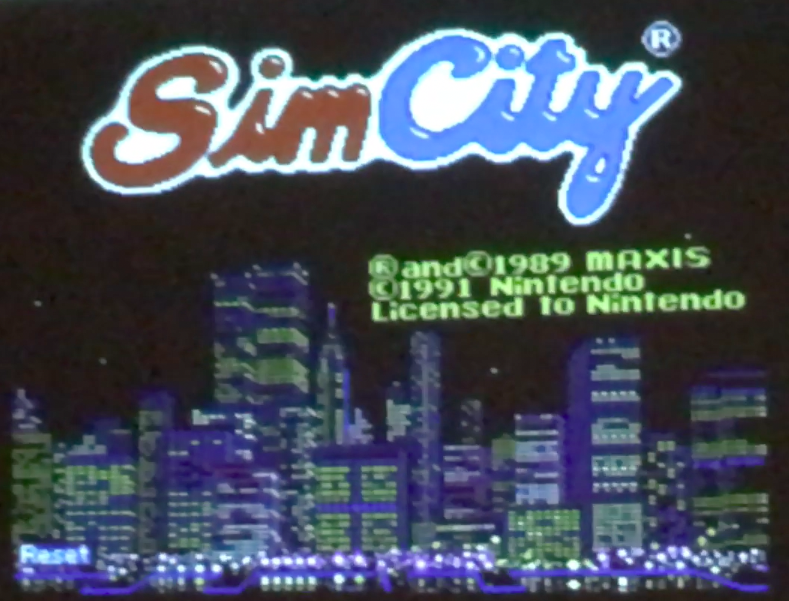 See the long-lost NES prototype of SimCity | Ars Technica