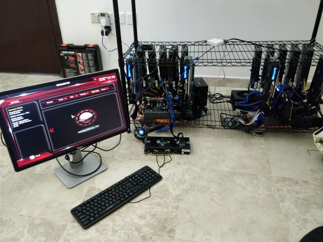 Suleiman Alaquel sent us this picture of his mining rig in Saudi Arabia.