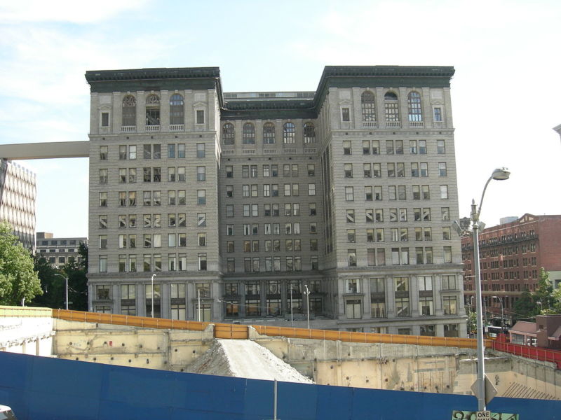 The King County courthouse, circa 2007. 