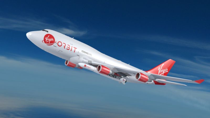 Technology A dedicated 747-400 aircraft will carry Virgin Orbit's LauncherOne to an altitude of approximately 35,000 feet before release for its rocket-powered flight to orbit. 