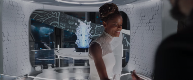 shuri white dress black panther