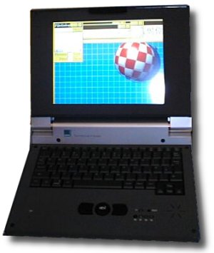 An ARM-based laptop running the Amiga DE