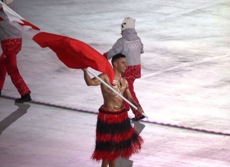 Tonga's flagbearer at the 2018 Pyeongchang Winter Olympics may not have been able to order a shirt off the Games' official site in time, thanks to wiper malware bringing the Olympics' networks down.