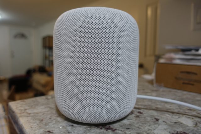 The Apple HomePod.