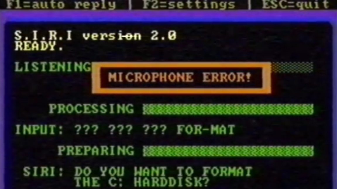 Here’s what Siri would have been like on MS-DOS in 1987 - Ars Technica