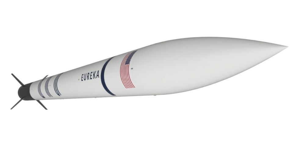 The Eureka-1 rocket has a diameter of only 40 cm.