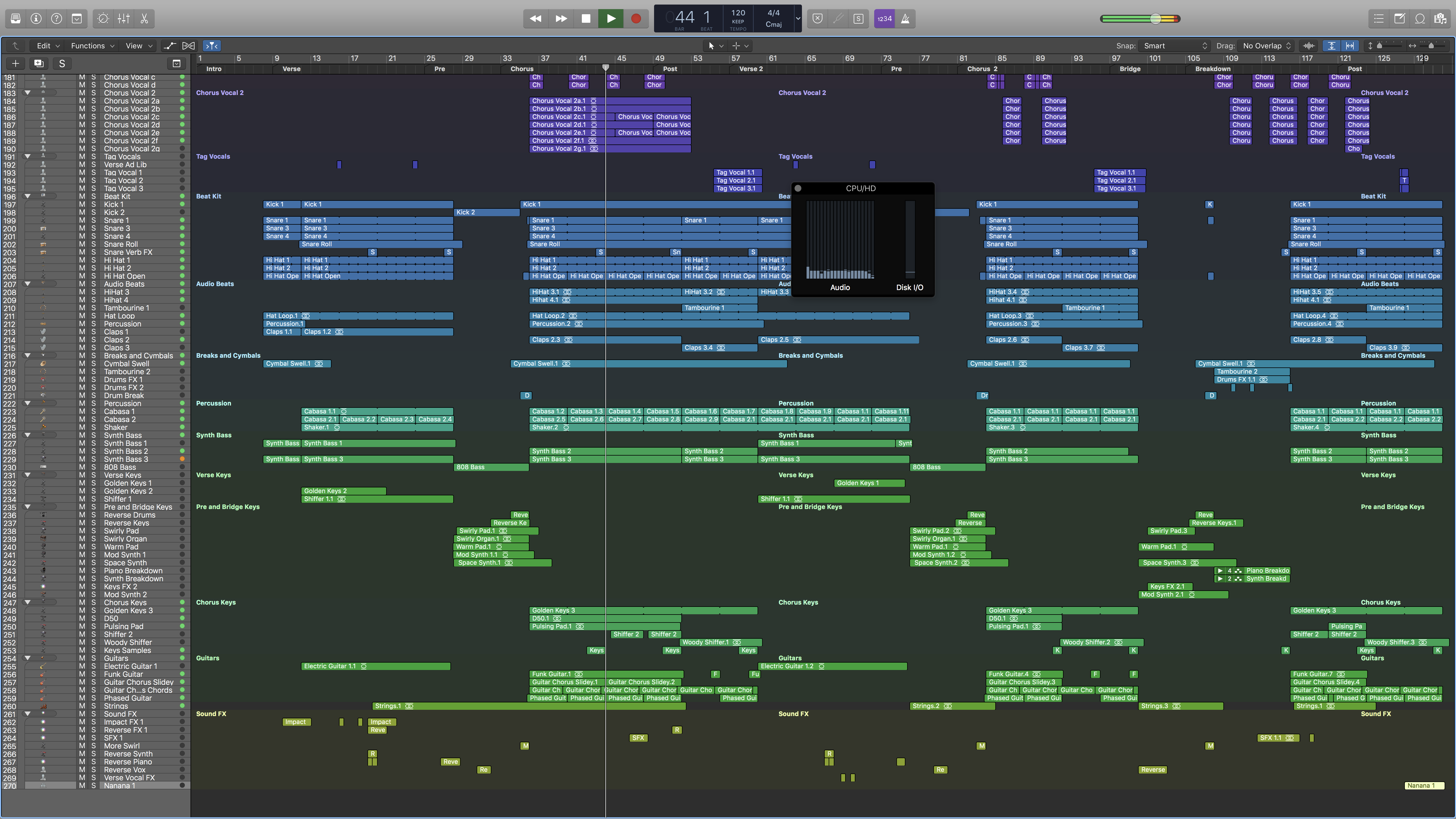 Logic Pro X Takes