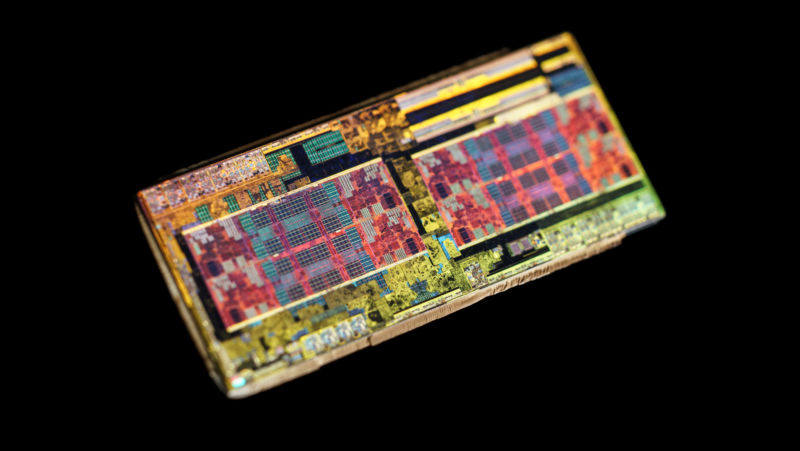 An AMD Ryzen, built on GlobalFoundries' 14nm process.