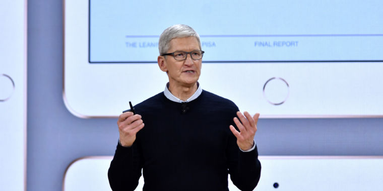 photo of Tim Cook says Apple’s customers are not its product, unlike Facebook image