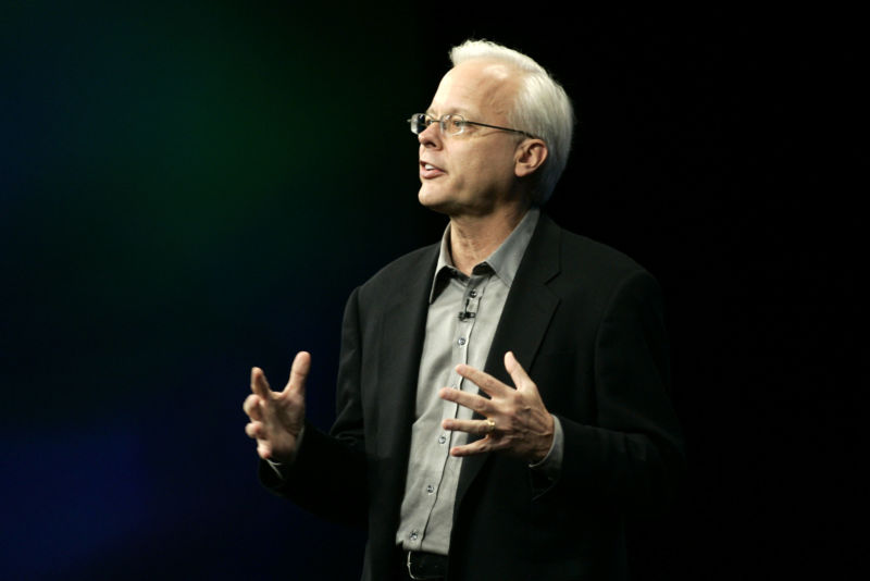 Ray Ozzie, former chief software architect at Microsoft Corp., speaks during the Microsoft Professional Developers Conference in Los Angeles, California, on Tuesday, Oct. 28, 2008.