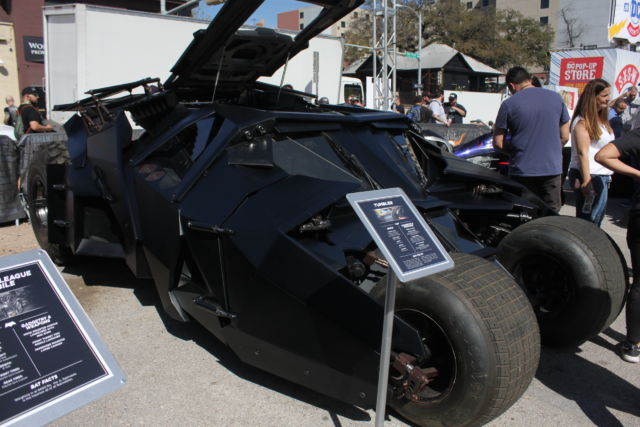 Is it a tank or a Batmobile?  Maybe that's the point. 