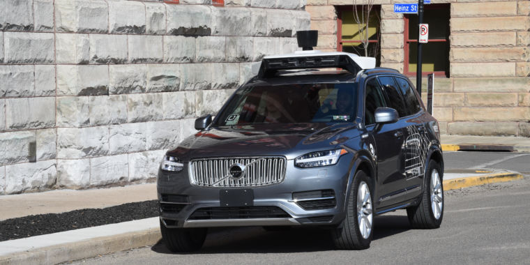 Uber self-driving car crashes into another car in Pittsburgh