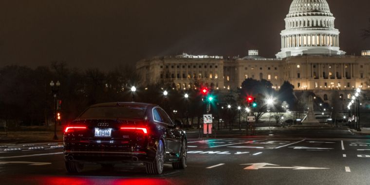 The traffic signals in Washington, DC, can now talk to your car—if it’s an Audi