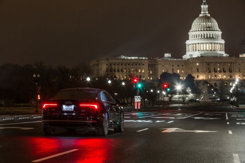 The traffic signals in Washington, DC, can now talk to your car—if it’s an Audi