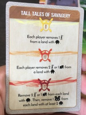 Fear cards let you take extra actions depending on how scared the invaders are.
