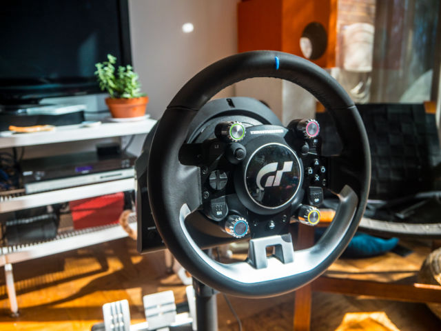 The Thrustmaster T Gt Is A Greatif Expensivewheel For The