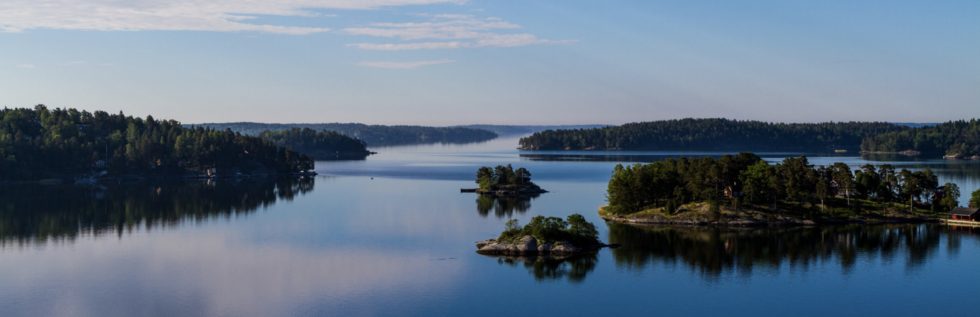 Nowhere to be seen: Stockholm’s E4 bypass will tunnel under the straits of its archipelago. 