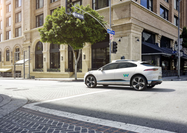Waymo's forthcoming self-driving Jaguar I-PACE.