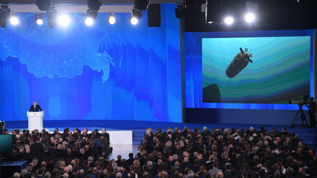 Putin reveals the submarine drone torpedo, officially.