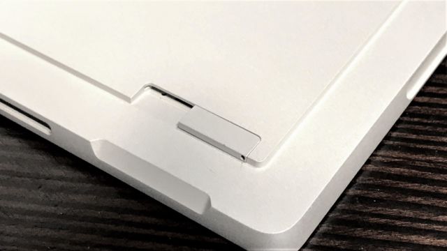 The Surface Pro with LTE's SIM tray is just next to the microSD slot.