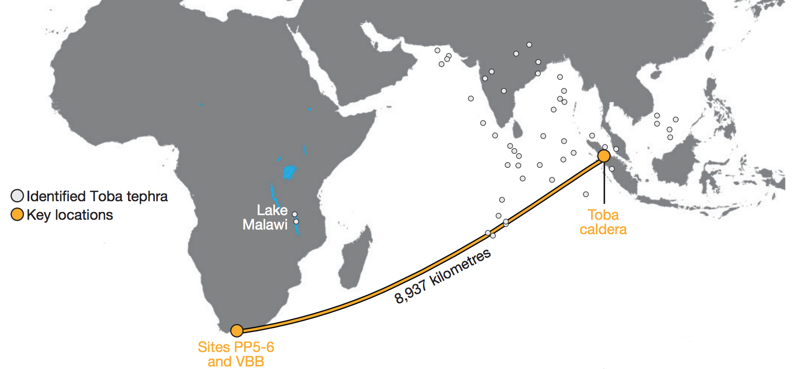 These early humans survived a supervolcano eruption 74,000 years ago