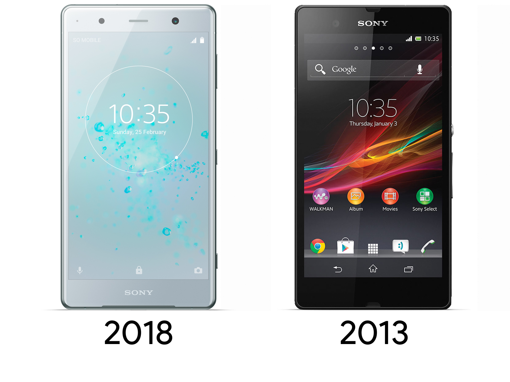 Sony's flagship smartphone pairs a 4K display with a design from