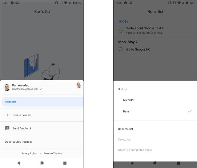 The design is something we've never seen before from Google, starting with this bottom-aligned navigation panel.