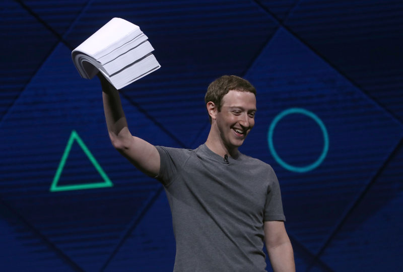 Technology Facebook CEO Mark Zuckerberg in 2017.