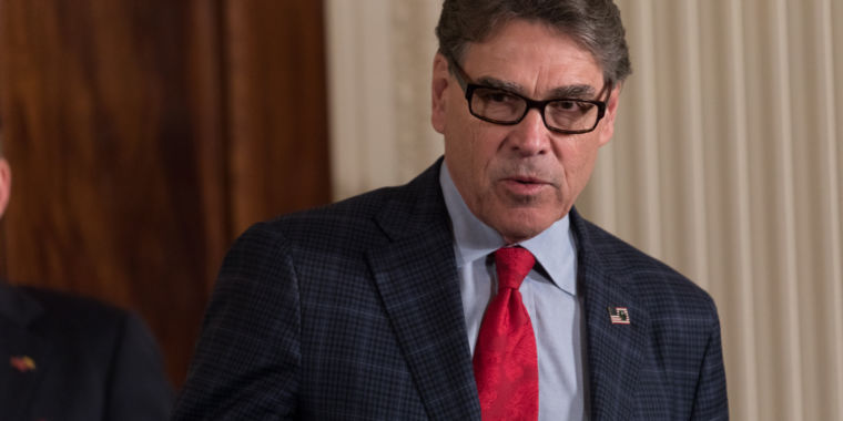 photo of Perry seems in favor of emergency order to bail out coal, nuclear plants image