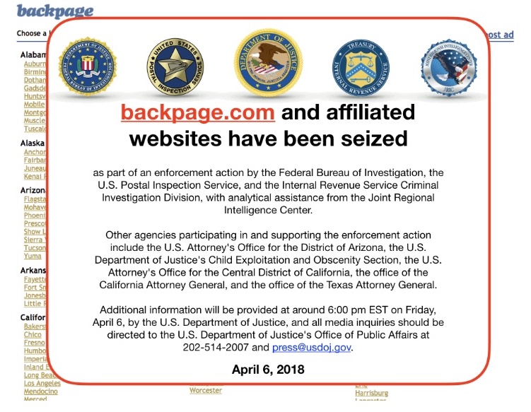 Domain Seized by Law Enforcement