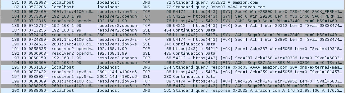 proxy https wireshark traffic