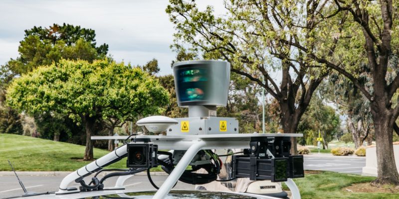 A lidar scanner